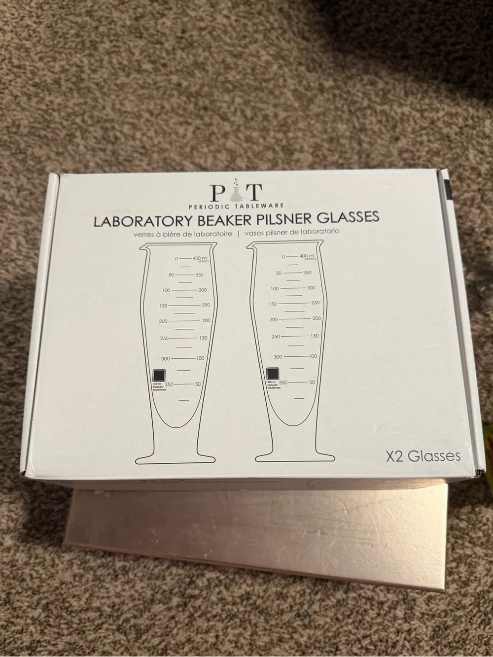 Periodic Tableware set clear